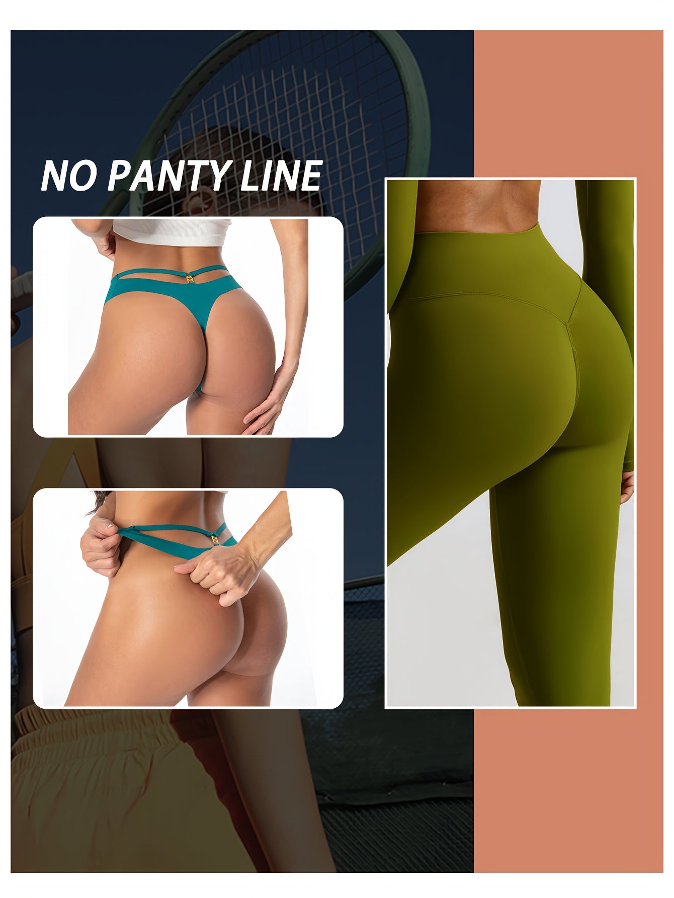 5pcs Sexy Cut-out Thongs, Breathable & Comfy Solid Color Seamless Intimates Panties, Women's Lingerie & Underwear