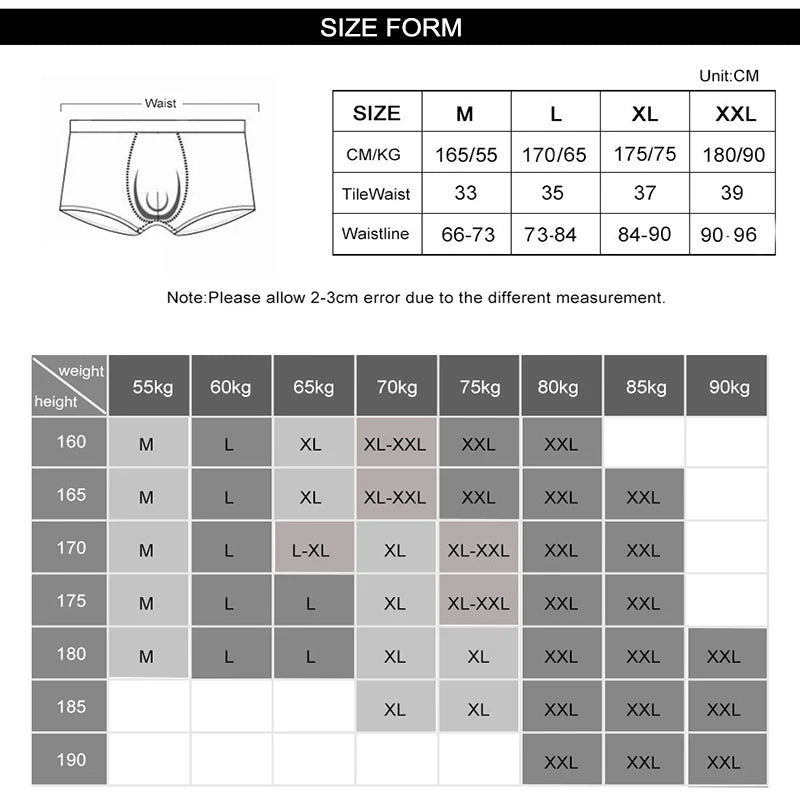 Fashion Solid Color Men Underwear Mesh Boxer Briefs Sports Breathable Underpants Low Waist Large Trunks 4034-SJ