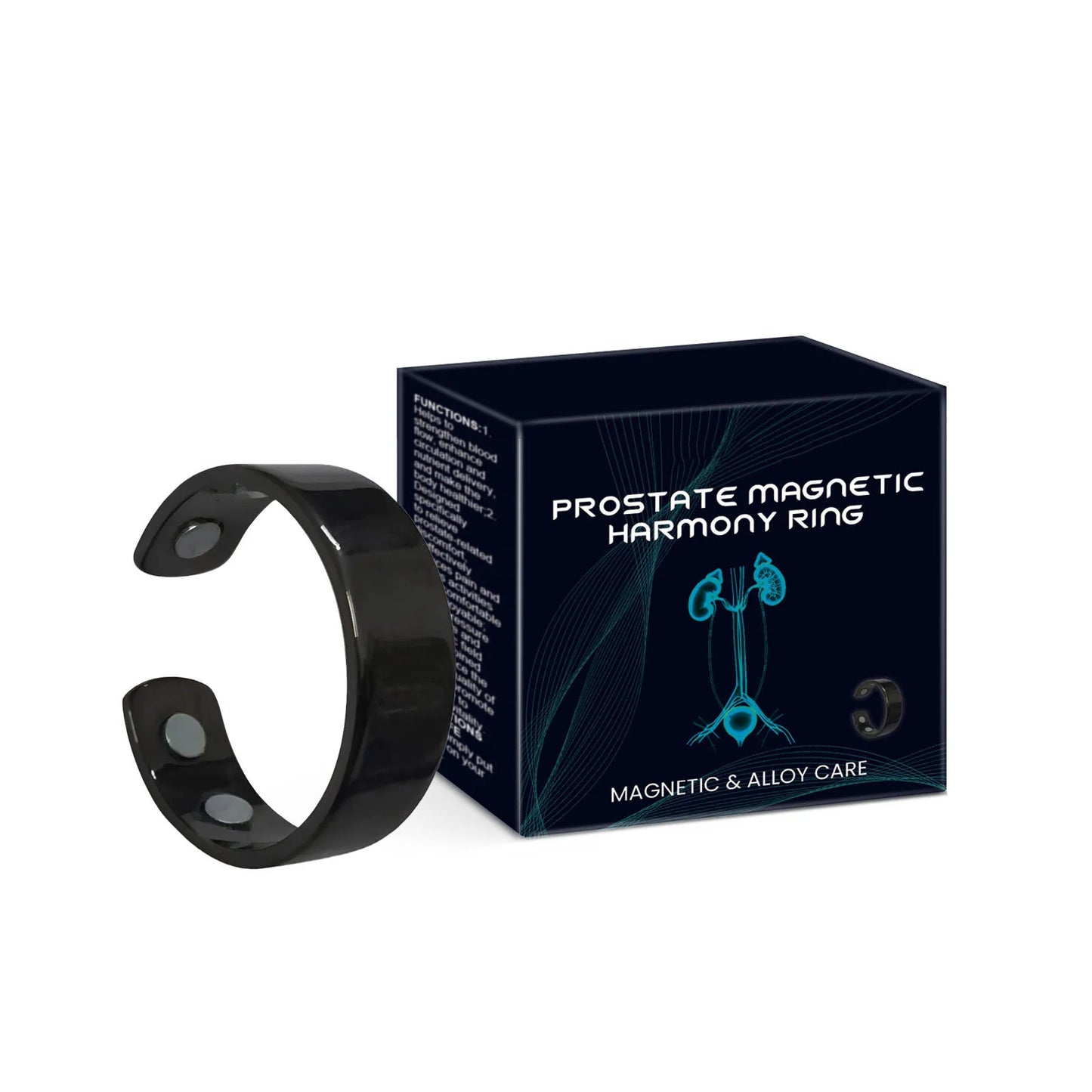 HOUKEA Prostate Ring Soothes And Improves Circulation, Enhances Function And Promotes Health. Health Ring, Male Care Gift